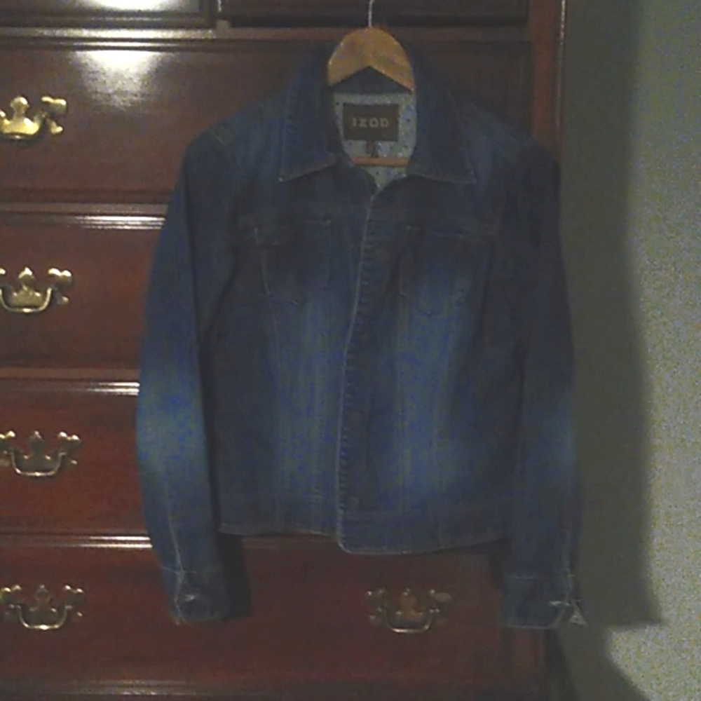 Izod Jean Jacket sz S